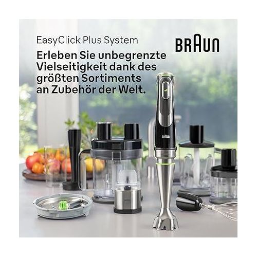 product_image_name-Braun-خلاط يدوي MultiQuick 9 MQ 9187XLI بتقنية Active PowerDrive والتحكم في تناثر السوائل، خلاط، مفرمة، ومضرب، 1200 واط، أسود/ستانلس ستيل-4