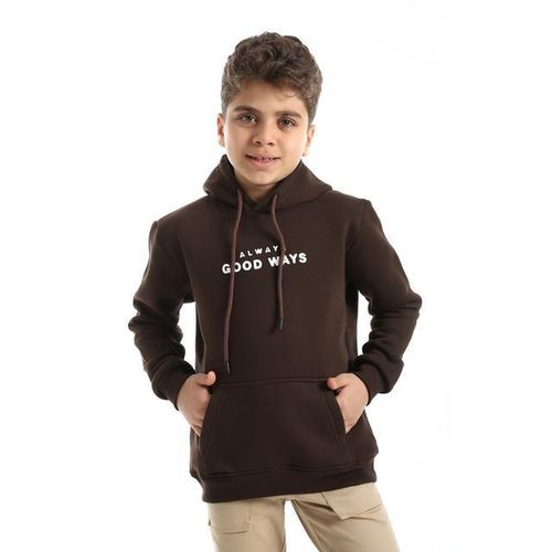 product_image_name-Andora-Brown Sweatshirt Long Sleeves Printed pattern-1