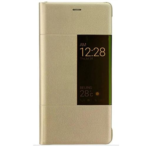product_image_name-Generic-Huawei P9   Smart View Flip Cover Case - GOLD-1