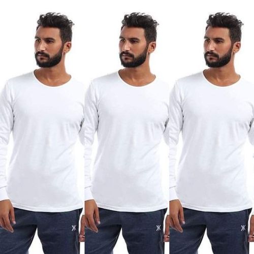 product_image_name-Dice-Dice دايس - (3) فانله كم استريتش رجالي - ابيض-1