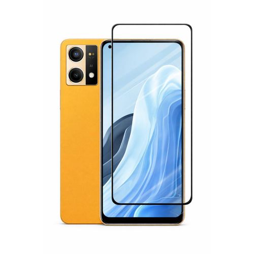 product_image_name-Generic-اسكرينة حماية شاشة كاملة لهاتف اوبو رينو 7 (Oppo Reno7) - زجاج سيراميك مرن غير قابل للكسر - تغطية كاملة بحواف سوداء - مضادة للبصمات والخدوش - شفافية عالية HD-1