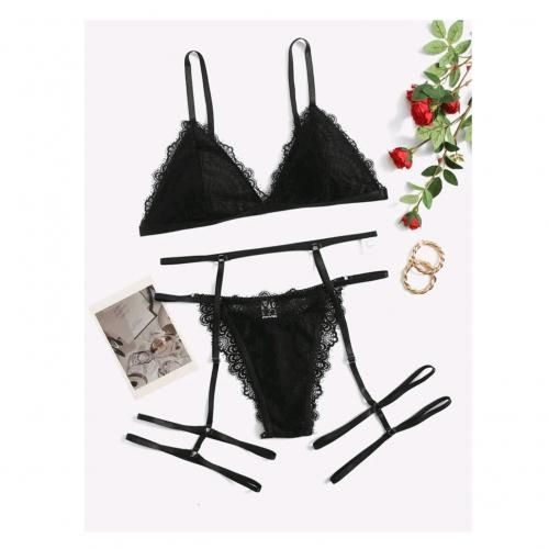 SHEIN Lingerie For Women 3pcs - Black @ Best Price Online