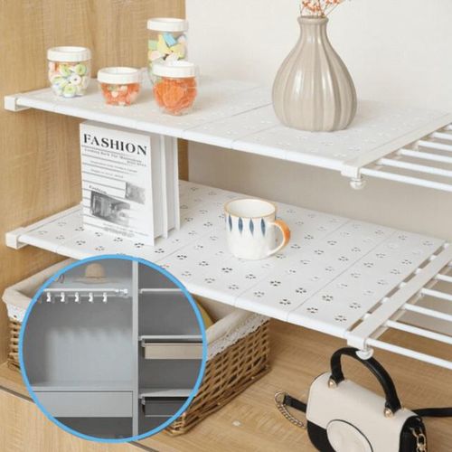 Adjustable closet organizer storage shelf wall mounted best sale