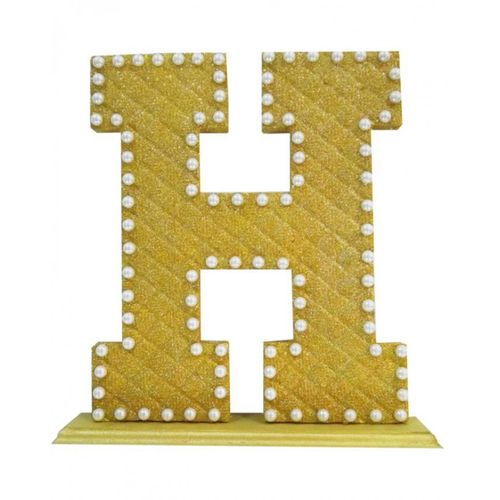 Buy Memories Maker Decoration Letter H - Gold in Egypt