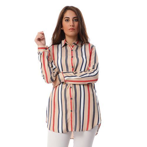 M Sou Long Sleeves Shirt -Beige