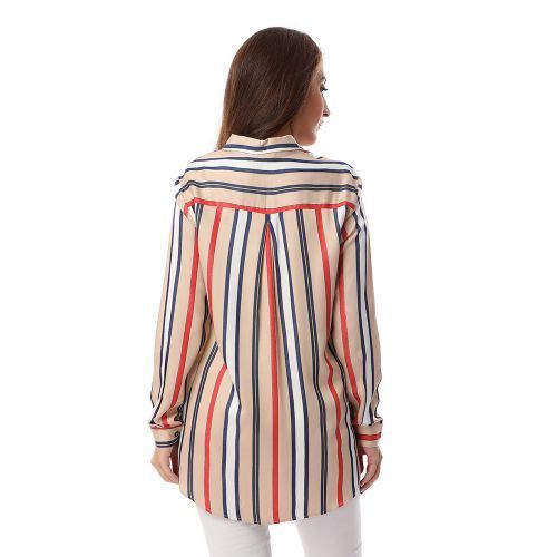 M Sou Long Sleeves Shirt -Beige