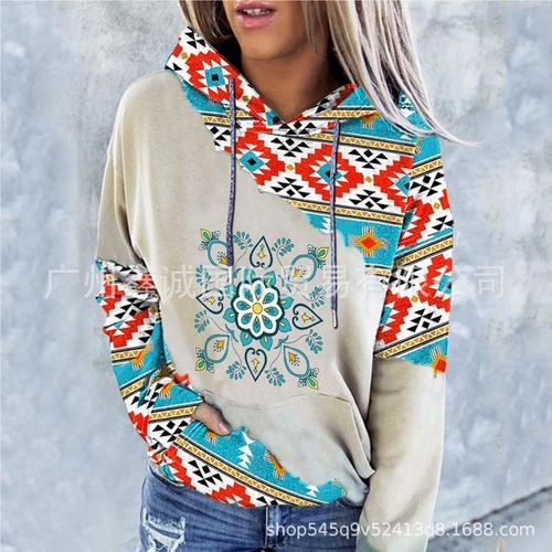 Generic Autumn winter New Women s Ethnic Style Printed Sweater Women s Autumn winter Best Price Online Jumia Egypt