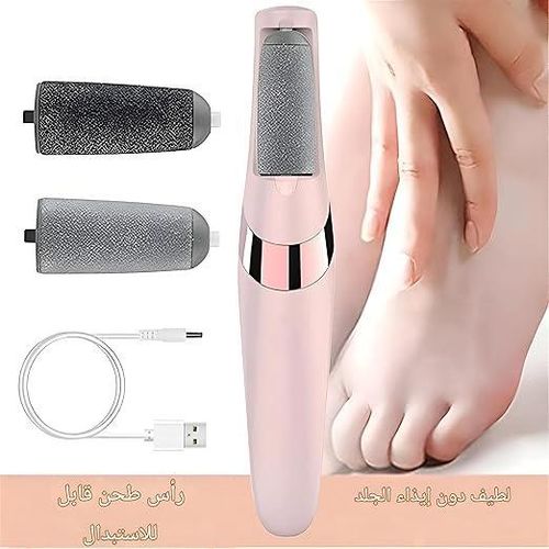 product_image_name-Generic-مبرد قدم كهربائي مقاوم للماء مزود بإضاءة LED وبطارية قابلة للشحن. يزيل الجلد السميك والخلايا الميتة من الكعبين بأمان، ويمنح باطن قدم ناعماً كالحرير.-1