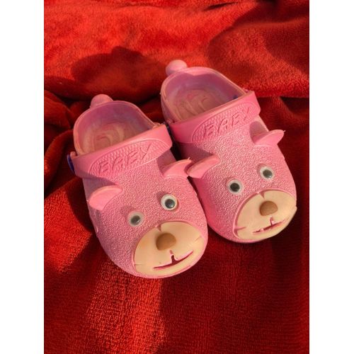 Buy General Slippers For Kids Comfortable And Medical Silicone Clog - Unisex- Pink in Egypt