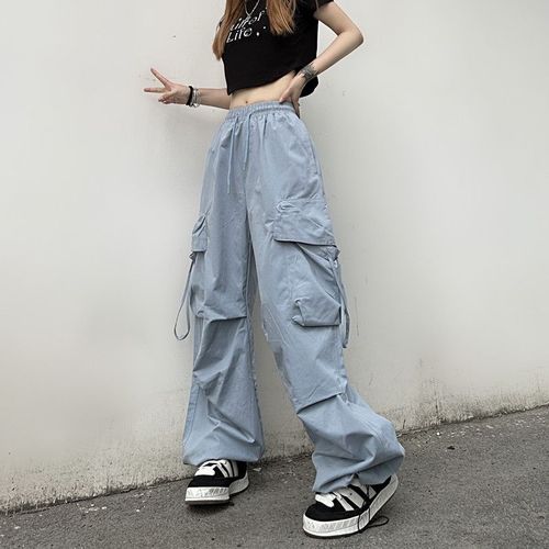 Harajuku Streetwear Pants For Women Baggy, Korean Inspired