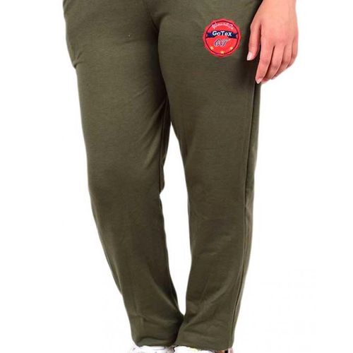 Generic بنطلون ناعم للنساء سهل الارتداء_زيتي