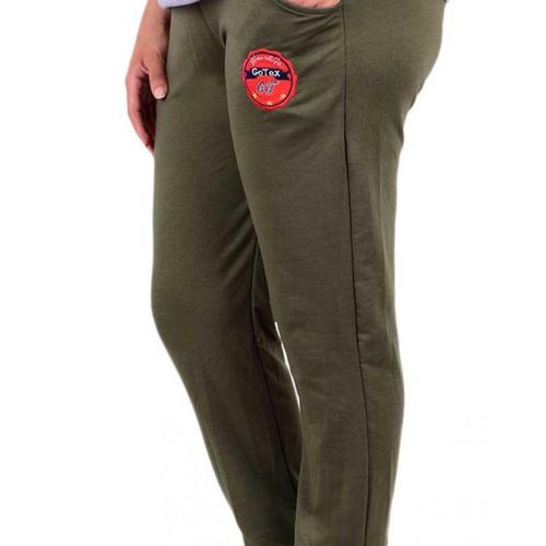 Generic بنطلون ناعم للنساء سهل الارتداء_زيتي