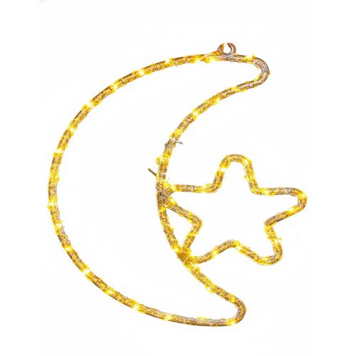 product_image_name-Generic-تعليقة LED أكريليك هلال ونجمة من روكسي ستور للديكور الرمضاني موديل C-52-3