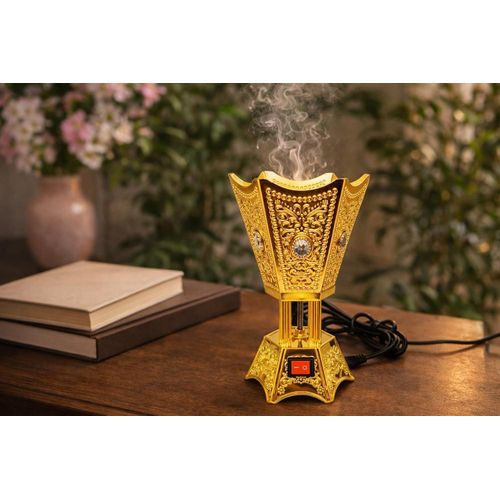 product_image_name-Generic-مبخرة كهربائية عربية فاخرة - تصميم ذهبي أنيق - مناسبة للمنزل والمجلس والضيافة-4