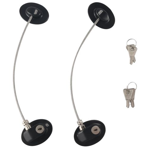 Generic 2 Pieces Refrigerator Door Lock Strong Adhesive Freezer