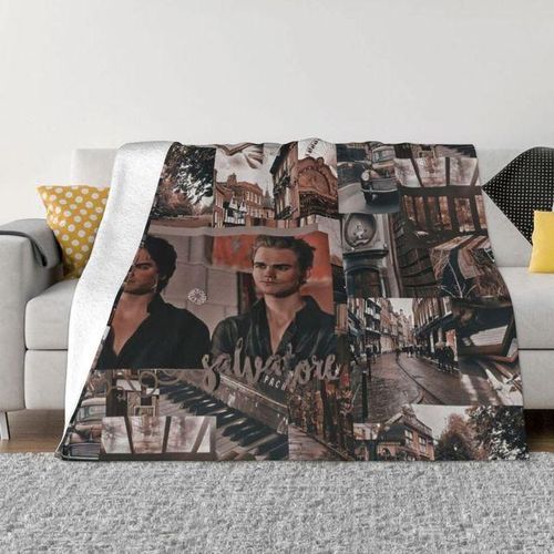 Generic Stefan Salvatore The Vampire Diaries Tv Show Blankets Comfortable Flannel Sprint Damon Salvatore Throw Blanket For Sofa Car Bed Best Price Online Jumia Egypt