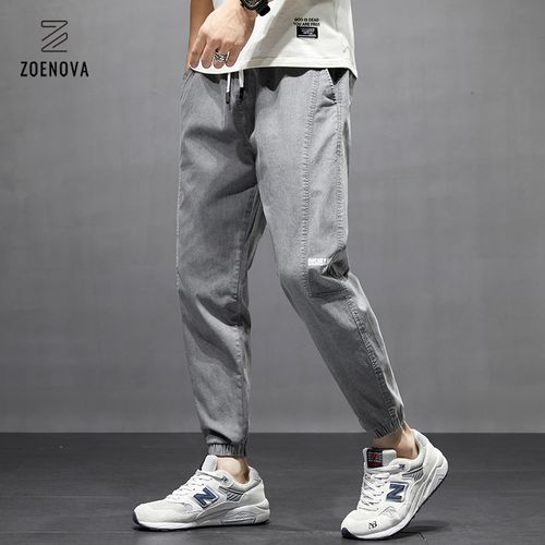 Fashion BlueStreetwear Hip Hop Cargo Pants Mens Imitate Jeans Cargo Pants  Elastic Harun Pants Joggers Gray Trousers In Spring And Summer OM  Best  Price Online  Jumia Egypt
