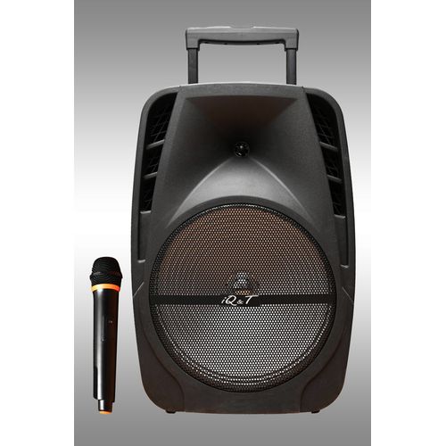 Buy iQ&T A19X - Loud Speaker 700W - Wirless Mic - BT - USB - Disco Light - 2200mAH Battary ( 4 Hours Without Electricity ) - Black in Egypt