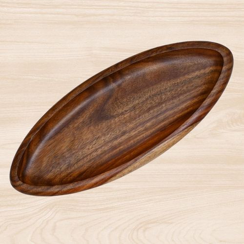 product_image_name-Generic-Oval serving tray, natural pine wood-1