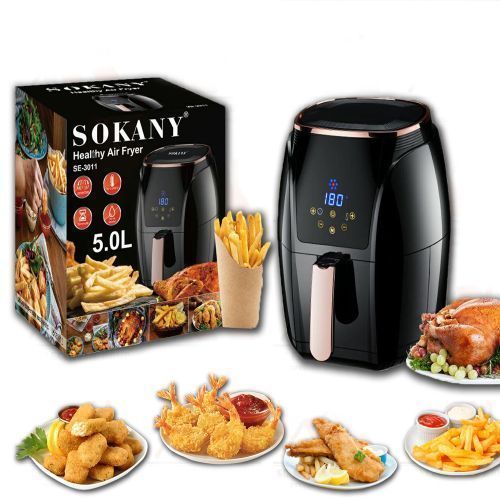 اشتري Sokany Healthy Digital Screen Air Fryer - 5l في مصر