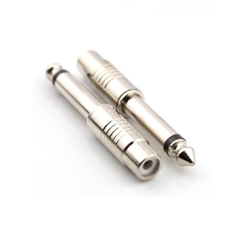سعر Golden Single Rca Socket To 6 5mm Jack Adaptor فى مصر جوميا مصر كان بكام