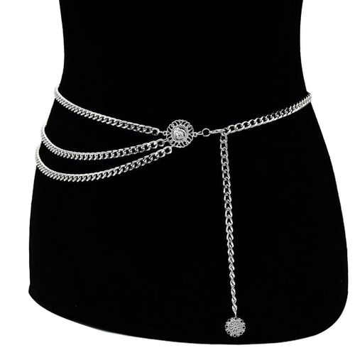 Generic Bohemain Tassel Chain Waist Chain Belly Hippy Multi layer