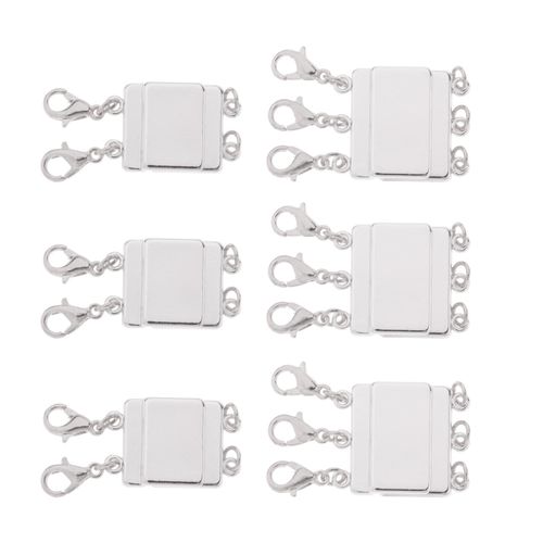 Locking Magnetic Triple Necklace Layering Clasp, Separator for