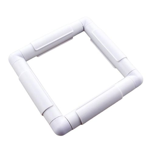 Square Embroidery Hoop 3 Pieces Cross Stitch Hoops and Frames White  Rectangular Cross Stitch Hoop Embroidery Snap Frame DIY Sewing Tools for  Quilting
