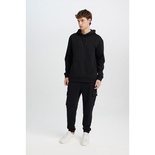 Defacto Regular Fit Basic Cargo Pocket Elastic Cuff Jogger Sweatpants
