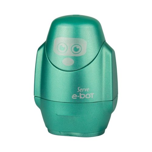 Serve ممحاة وبراية 2 في 1 سيرف E-Bot - أخضر معدني