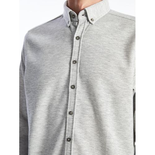 product_image_name-LC Waikiki-قميص رجالي بأكمام طويلة بقصة ضيقة من LC Waikiki-3