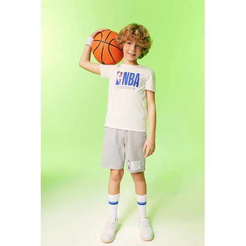 Defacto Boy NBA Licensed Regular Fit Crew Neck Short Sleeved T