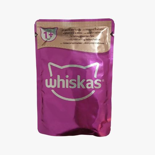 product_image_name-Whiskas-طعام قطط رطب بالديك الرومي - كيس 85 جم-2