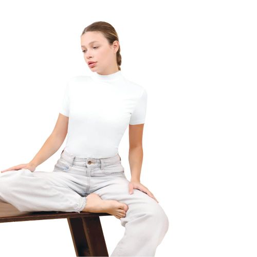 product_image_name-Jeweled Crown-بدى نص كم برقبة قطن-ابيض-1