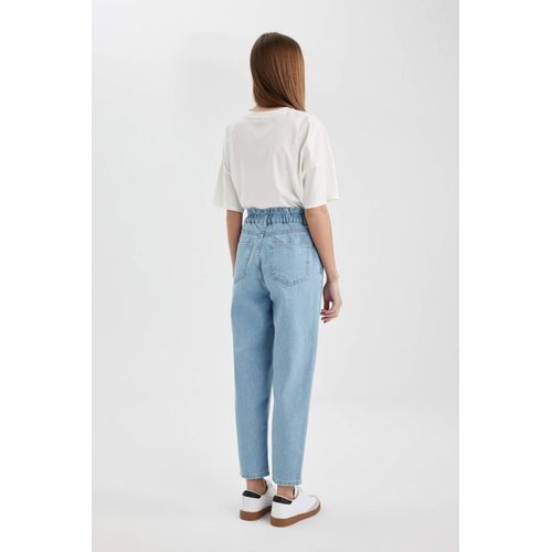 product_image_name-Defacto-بنطلون جينز بيبرباج بخصر عالي وقصة مستقيمة-3