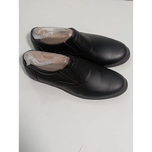 Buy Genuine Leather Slip On Shoes - Black in Egypt