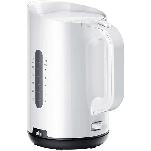 product_image_name-Braun-غلاية Breakfast1 Collection WK1100WH، قاعدة دوارة قابلة للإزالة 360°، فلتر الجير، سعة 1.7 لتر، خالية من BPA، 2200 واط، بلاستيك، أبيض-1