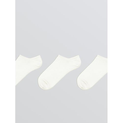 product_image_name-LC Waikiki-Women's Plain Sneaker Socks 3-Pack-2