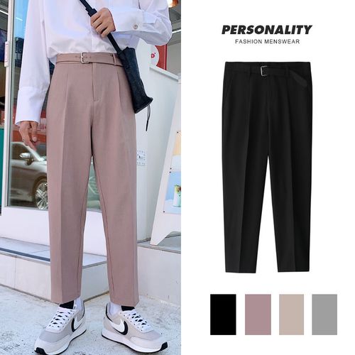 ℡Huilishi Korean Chino Pants for Men Garter Drawstring Khaki Pants Chino Trouser  Pants M to 2XL | Shopee Philippines