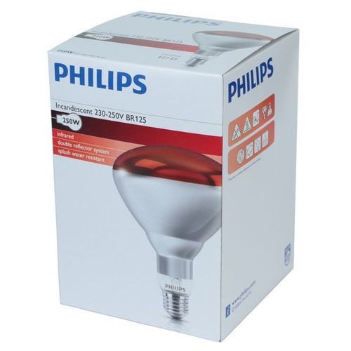 اشتري Philips InfraRed Industrial Heat Incandescent - Philips - 250 W في مصر
