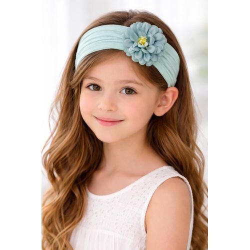 product_image_name-Generic-طقم بندانا بناتي مزينة بالزهور – 3 قطع (وردي، خوخي، أزرق فاتح)-5