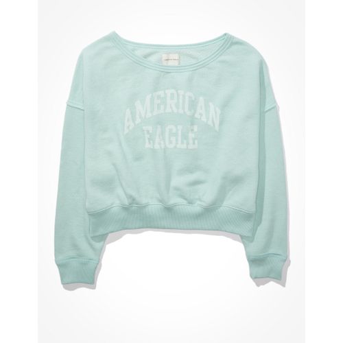 Ae Fleece Cropped Crew Neck Sweatshirt 