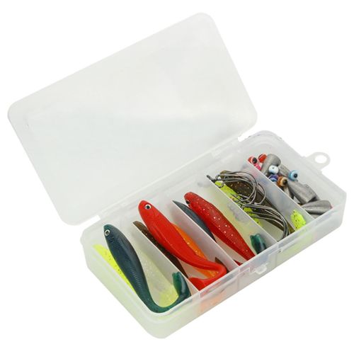 915 Generation 50Pcs Silicone Soft Bait Fish Hook Bait Set for Ocean Rock @  Best Price Online