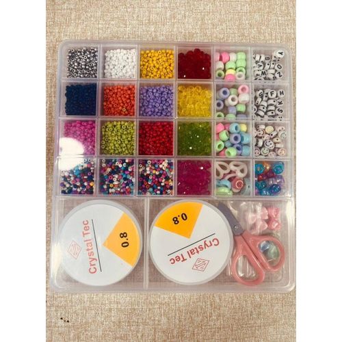 product_image_name-Generic-Assorted Beads Set with Organizer Box for Bracelets and Jewelry Making-1