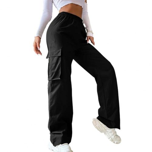  Women's Pocket Cargo Pants Women's Trendy Elastic