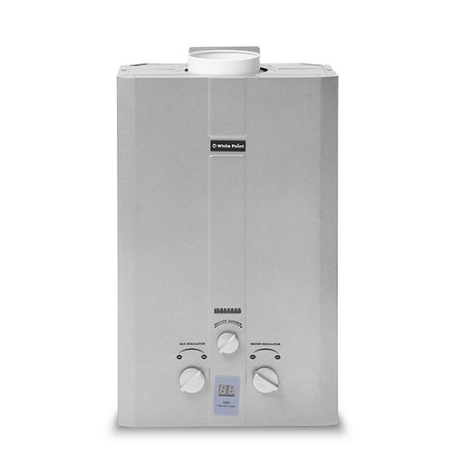 Buy White Point Gas Water Heater 10 Leters In Silver Color WPGWH10LSA in Egypt