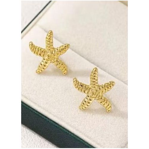 product_image_name-Generic-Women’s Starfish Design Earrings – Elegant Gold Hoop Earrings with a Coastal Touch – Stylish Accessory for Daily Wear and Summer Occasions-2
