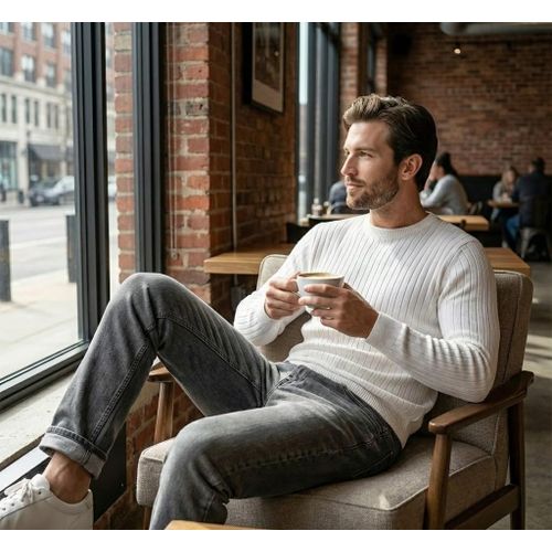 product_image_name-Generic-بنطلون جينز  رجالي ، قصة سليم فيت، مريح، مناسب للإطلالات اليومية والكاجوال-6