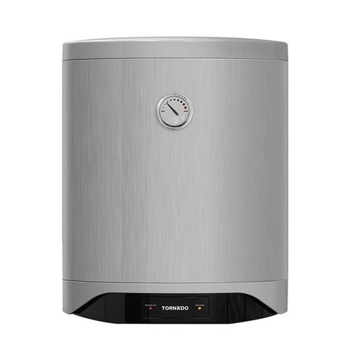 product_image_name-Tornado-Electric Water Heater 40 Liter, Enamel, LED lamp, Silver TEEE-40MS-1