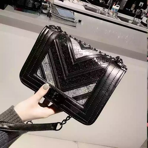 Paris Bags كروس كريستال لون أسود 